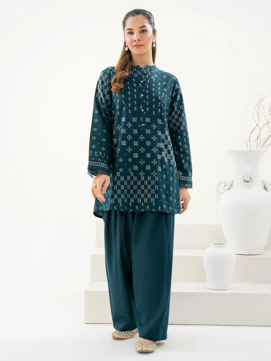 Limelight | 2 Piece Khaddar Suit-Paste Print