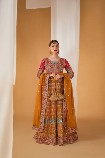 Laam | Satrangi | 3 piece chiffon fabic