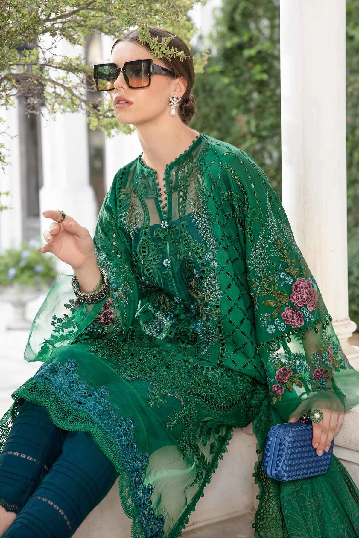 MariaB Original- 3 Piece - Unstitched Suit | EID LAWN-24-03