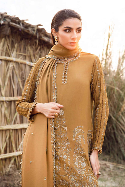 MariaB original | 3 Piece Unstitched Printed Linen Suit