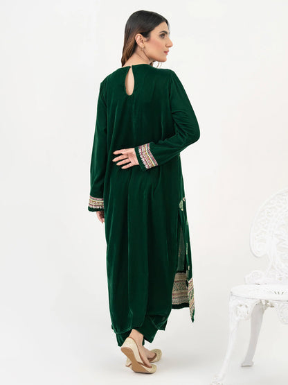 Limelight | 2 Piece Velvet Suit-Embroidered