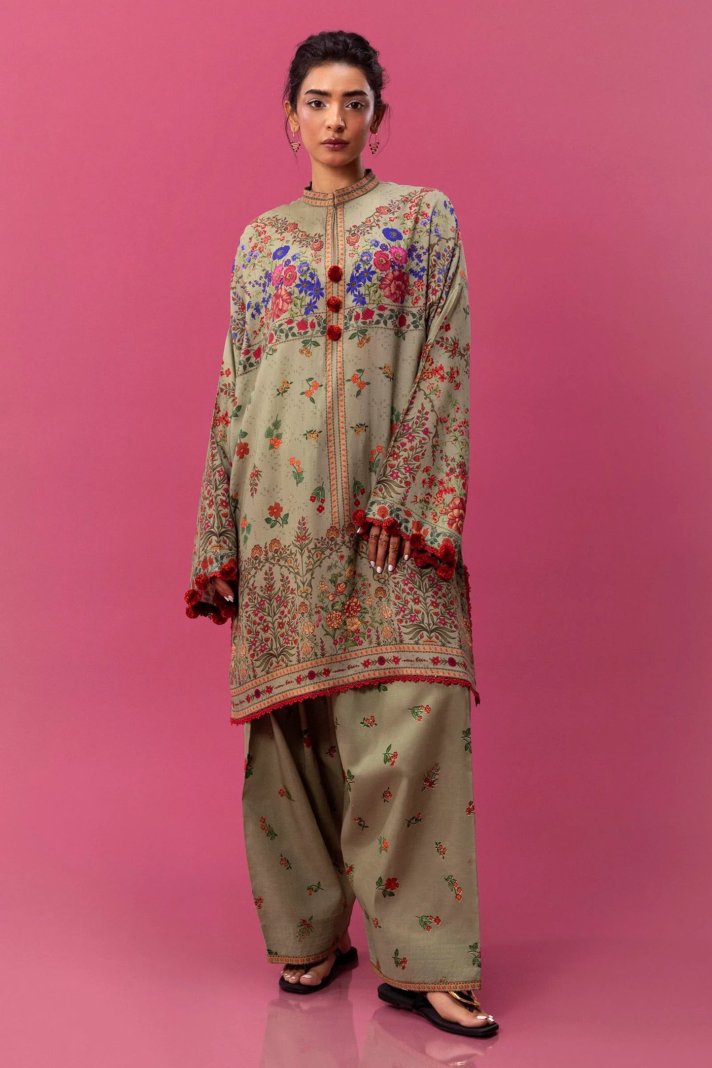 Sana Safinaz Original | Unstitched linen fabric