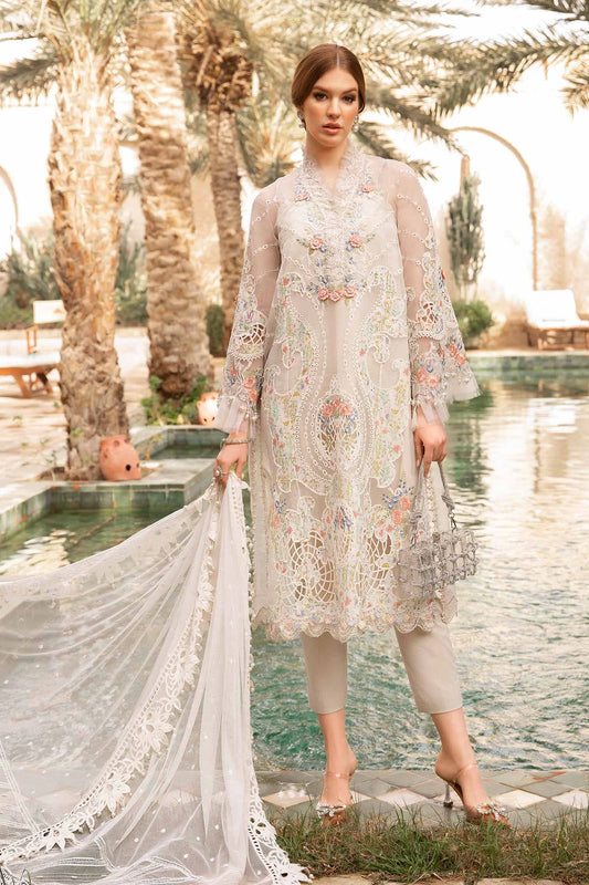 Trending! Unstitched Lawn -MariaB - Original